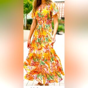 Briton Court Willow Maxi in Tropical Fruit